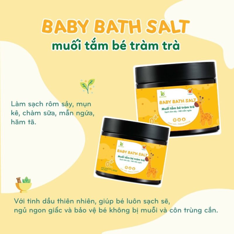 Muối tắm tràm trà Bảo Nhiên